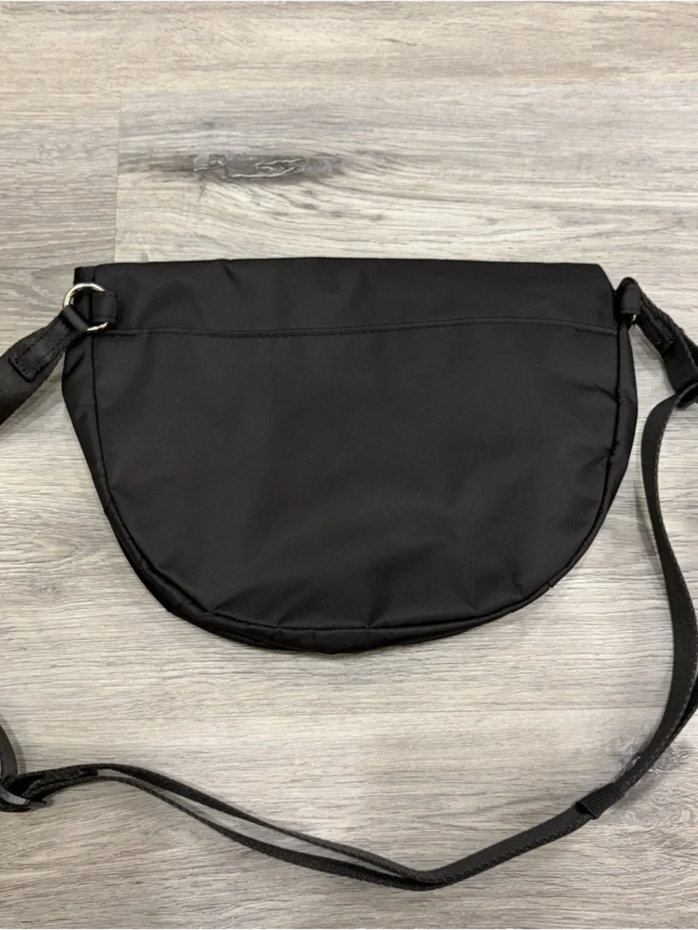 Lululemon athletica Black Crossbody Bag with Silver Hardware 5L